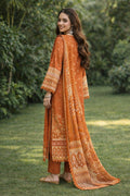 Rust Elegance – 3 Piece Embroidered Lawn Set